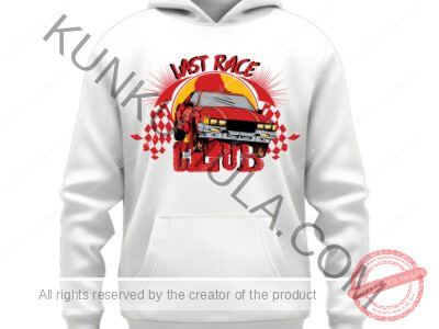 Last Race Club Artwork for T-shirts, hoodies, tote bags, wall art, stickers, mugs, and more