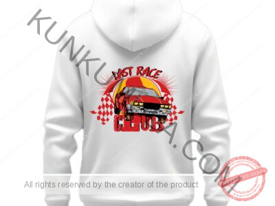 Last Race Club Artwork for T-shirts, hoodies, tote bags, wall art, stickers, mugs, and more