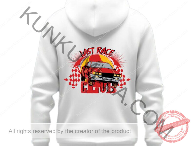 Last Race Club Artwork for T-shirts, hoodies, tote bags, wall art, stickers, mugs, and more