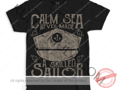 Calm Sea Artwork for T-shirts, hoodies, tote bags, wall art, stickers, mugs, and more