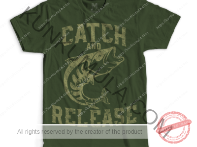 Catch and Release Artwork for T-shirts, hoodies, tote bags, wall art, stickers, mugs, and more