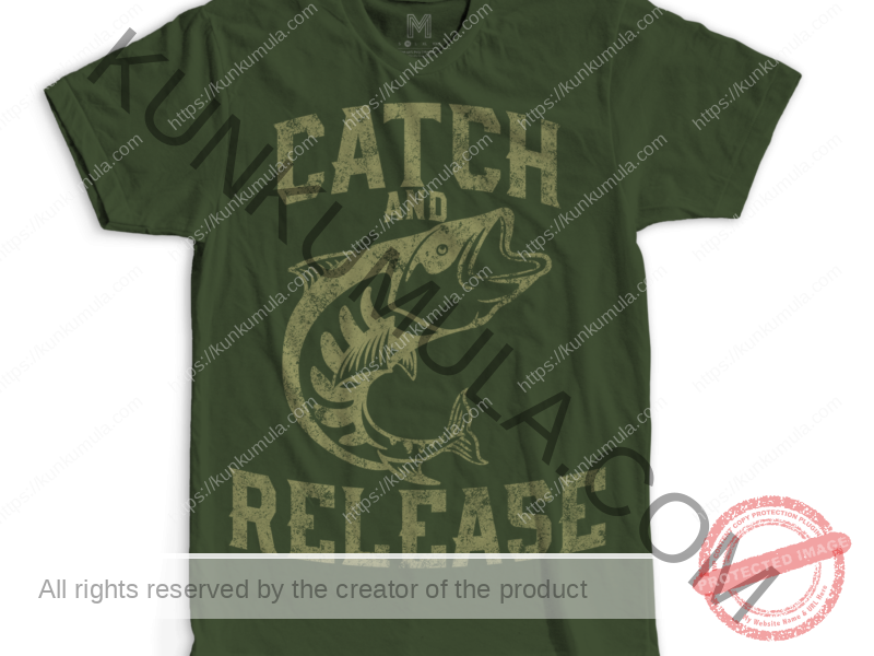 Catch and Release Artwork for T-shirts, hoodies, tote bags, wall art, stickers, mugs, and more