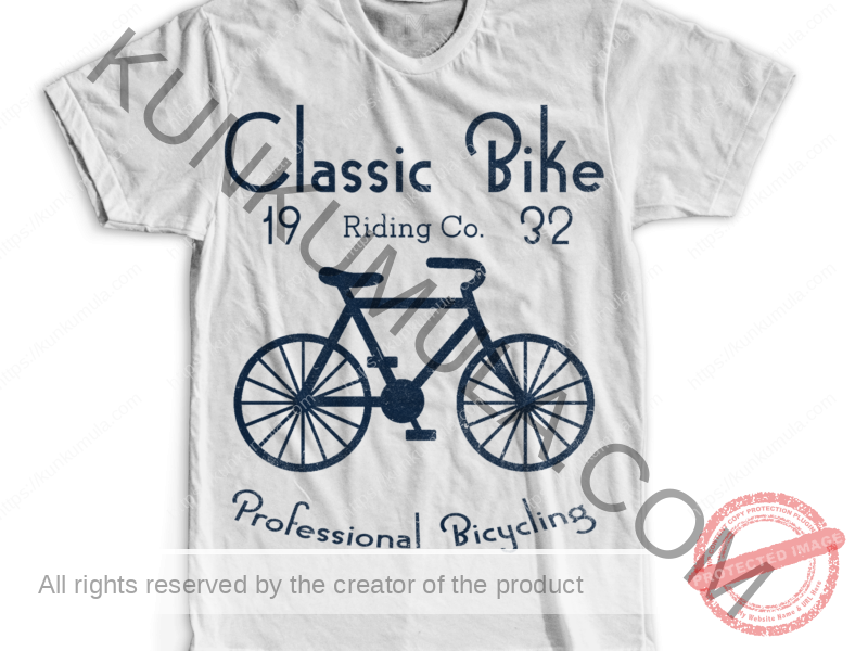 Classic Bike T-shirts, hoodies, tote bags, wall art, stickers, mugs, and more