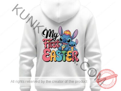 My First Easter Artwork for T-shirts, hoodies, tote bags, wall art, stickers, mugs, and more in Png