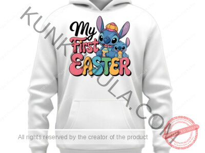 My First Easter Artwork for T-shirts, hoodies, tote bags, wall art, stickers, mugs, and more in Png