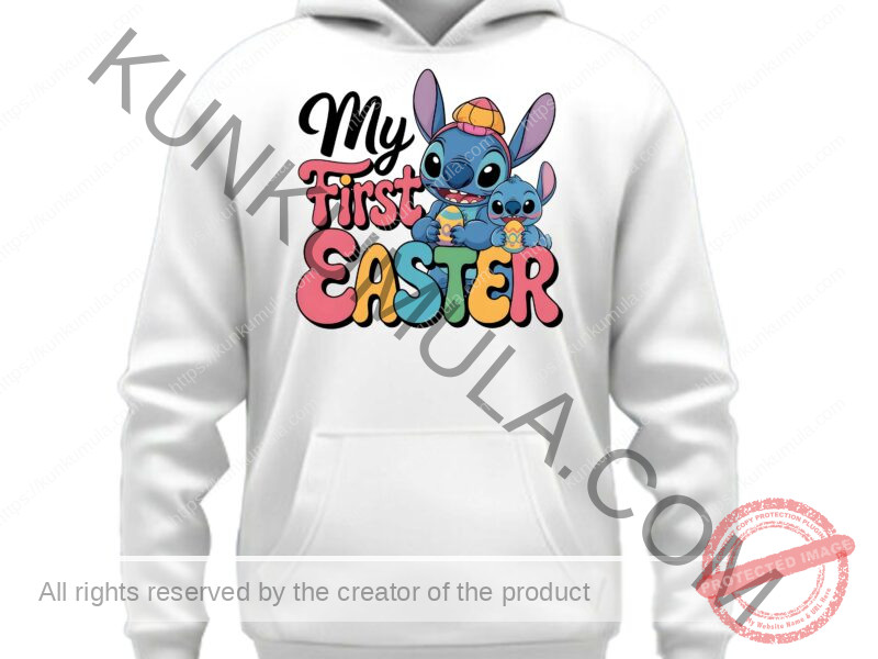 My First Easter Artwork for T-shirts, hoodies, tote bags, wall art, stickers, mugs, and more in Png