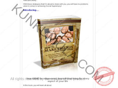 How To Make Friends And Keep Them Book In Pdf