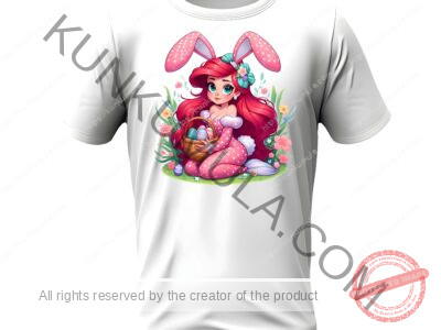 The Queen Happy with Her Easter Eggs Artwork for T-shirts, hoodies, tote bags, wall art, stickers, mugs, and more in Png