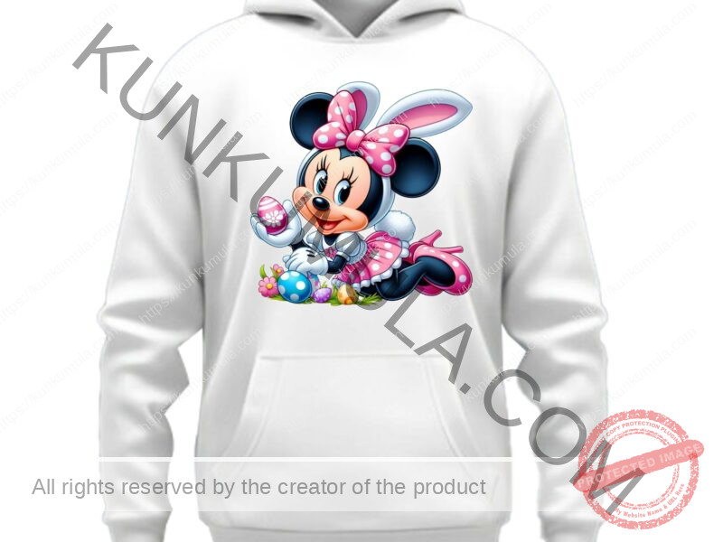 The Queen Happy with Her Easter Eggs Artwork for T-shirts, hoodies, tote bags, wall art, stickers, mugs, and more in Png