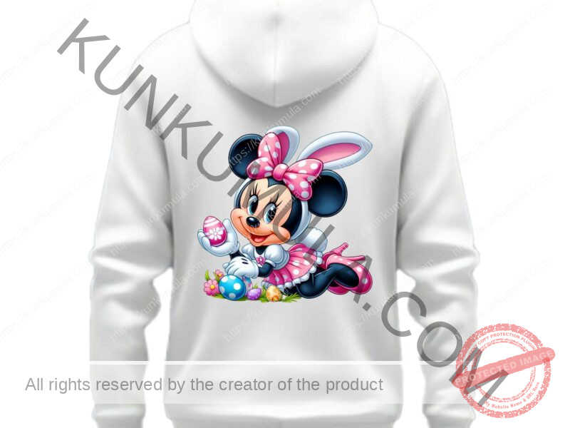 The Queen Happy with Her Easter Eggs Artwork for T-shirts, hoodies, tote bags, wall art, stickers, mugs, and more in Png