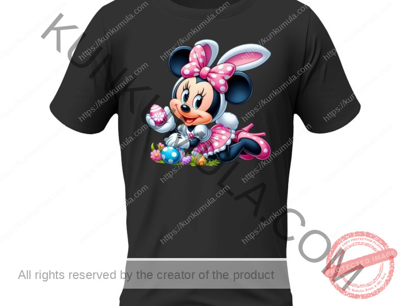 The Queen Happy with Her Easter Eggs Artwork for T-shirts, hoodies, tote bags, wall art, stickers, mugs, and more in Png