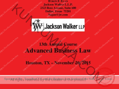 CHOICE OF ENTITY DECISION TREE CHOICE OF ENTITY DECISION TREE 13th Annual Course Advanced Business Law Houston, TX – November 20, 2015 Book In Pdf