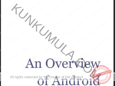 Android Tutorial an overview of android Book IN pDF