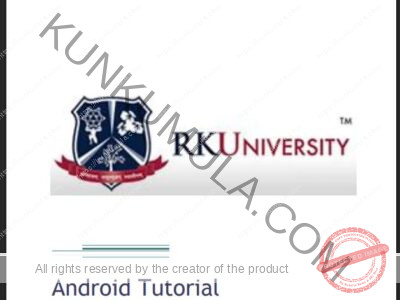 Android Tutorial an overview of android Book IN pDF