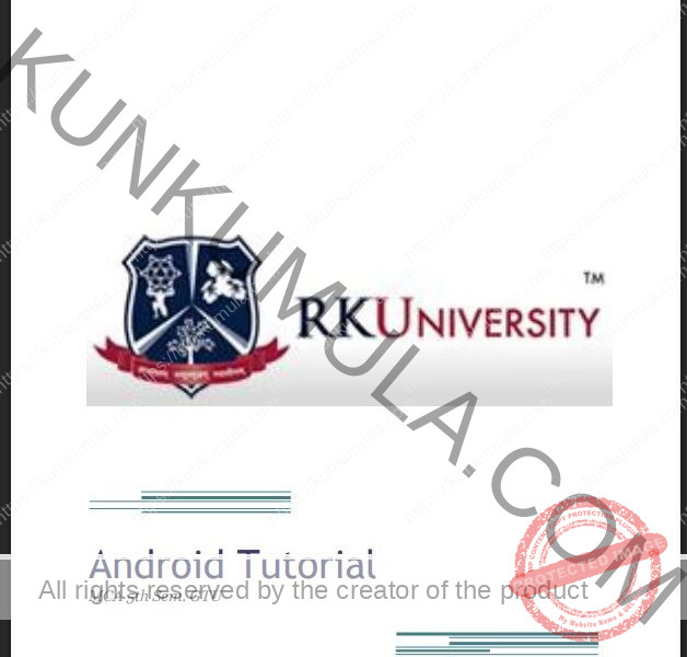 Android Tutorial an overview of android Book IN pDF