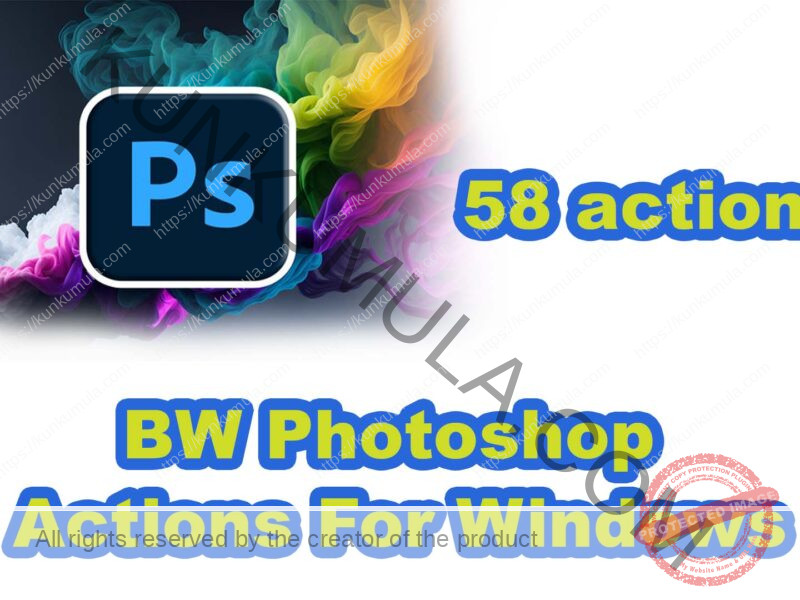 BW Photoshop Actions For Windows
