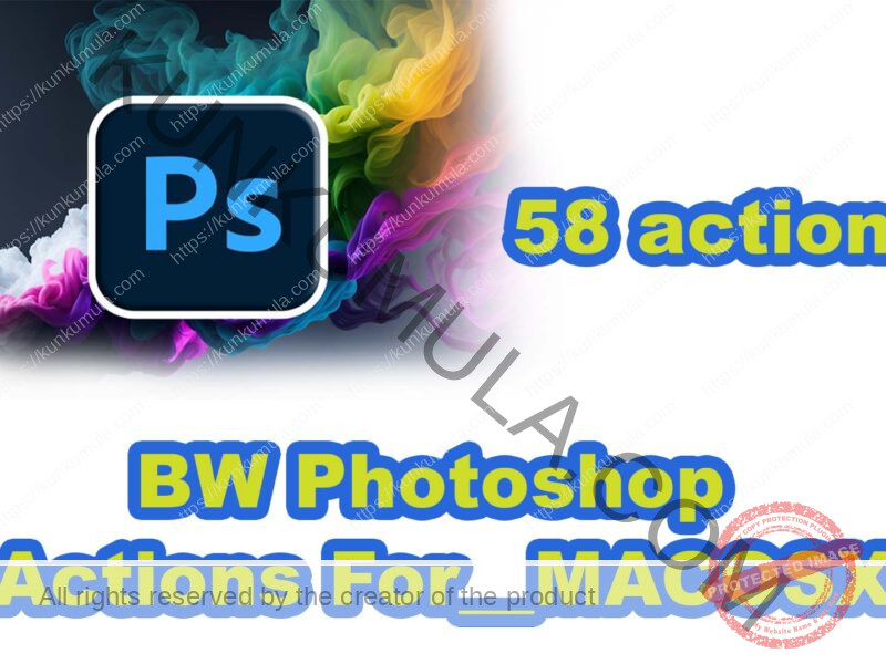 BW Photoshop Actions For__MACOSX