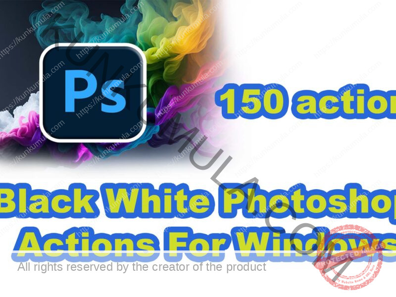 Black White Photoshop Actions For Windows