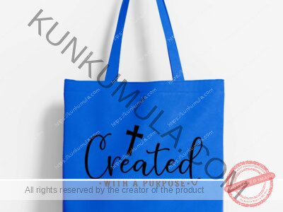 Created with a purpose Artwork for T-shirts, hoodies, tote bags, wall art, stickers, mugs, and more