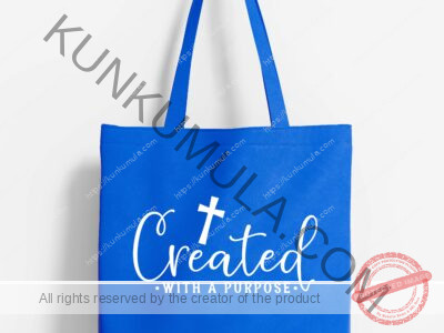 Created with a purpose Artwork for T-shirts, hoodies, tote bags, wall art, stickers, mugs, and more