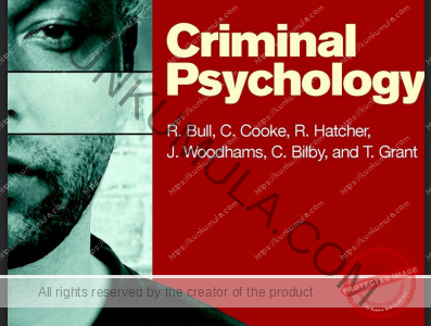 Criminal Psychology a Beginner's Guide Book In Pdf