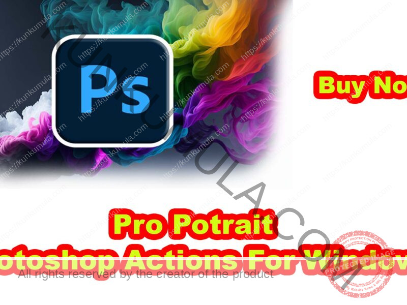 Pro Potrait Photoshop Actions For Windows
