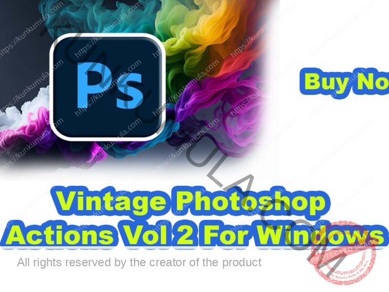 Vintage Photoshop Actions Vol 2 For Windows
