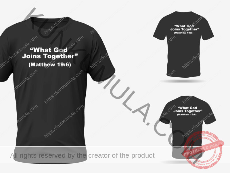 What God Join Together Artwork for T shirts, hoodies, tote bags, wall art, stickers, mugs, and more Zipped Artwork ,
