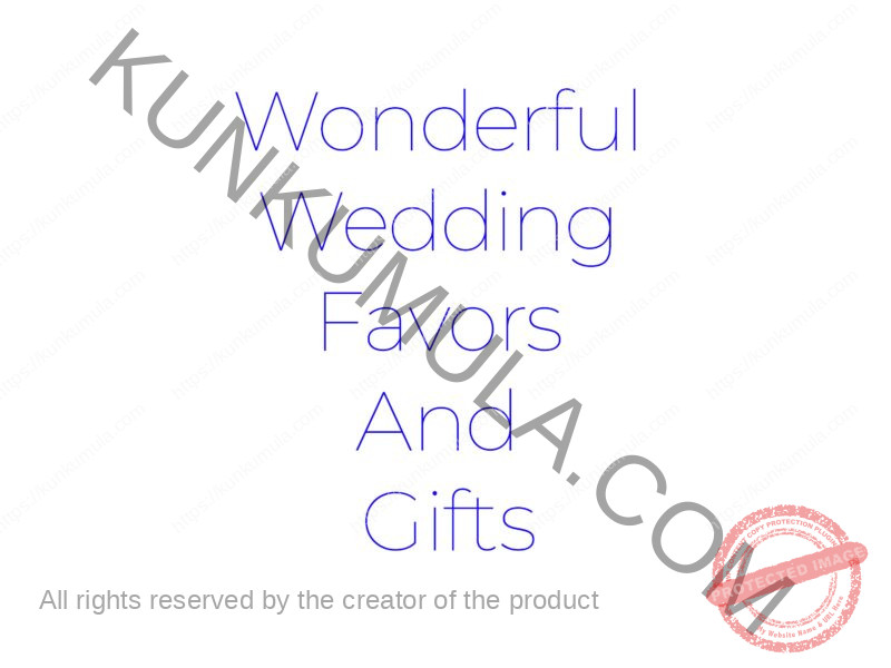 Wonderful Wedding Favors And Gifts Book In Pdf