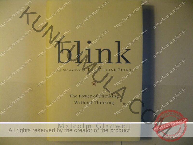 Blink_ The Power of Thinking Without Thinking Book In Pdf