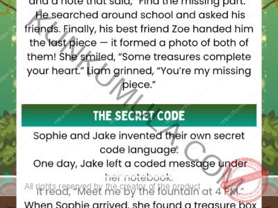 The Puzzle Pieces & The Secret Code Jpg Reading Cards