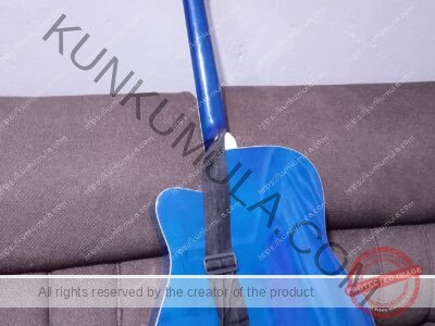 Acoustic Guitar Blue In Color