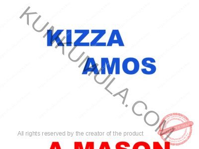 KIZZA AMOS A MASON FROM UGANDA