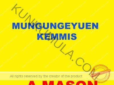 I AM MUNGUNGEYUEN KEMMIS A MASON FROM UGANDA