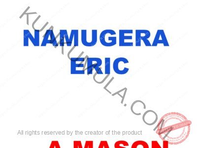 NAMUGERA ERIC A MASON
