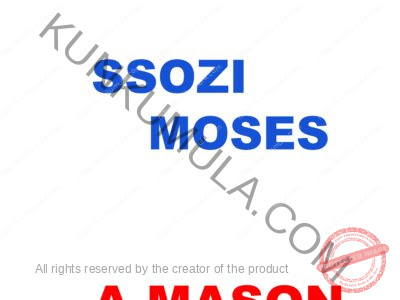 SSOZI MOSES A MASON FROM UGANDA