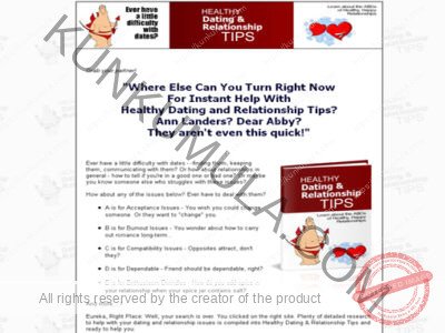 Healthy Dating & Relationship Tips Book In Pdf