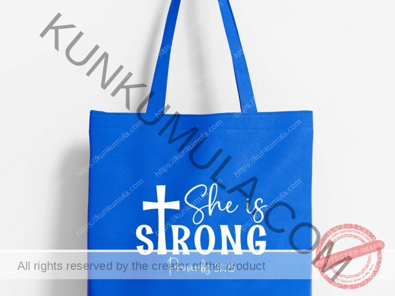 She is strong proverbs 3125 Artwork for T-shirts, hoodies, tote bags, wall art, stickers, mugs, and more Zipped file with a Png. Svg and Dxf Files of the Artwork