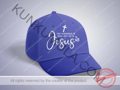 The struggle is real but so is jesus-01 Artwork for T-shirts, hoodies, tote bags, wall art, stickers, mugs, and more Zipped file with a Png. Svg and Dxf Files of the Artwork ,