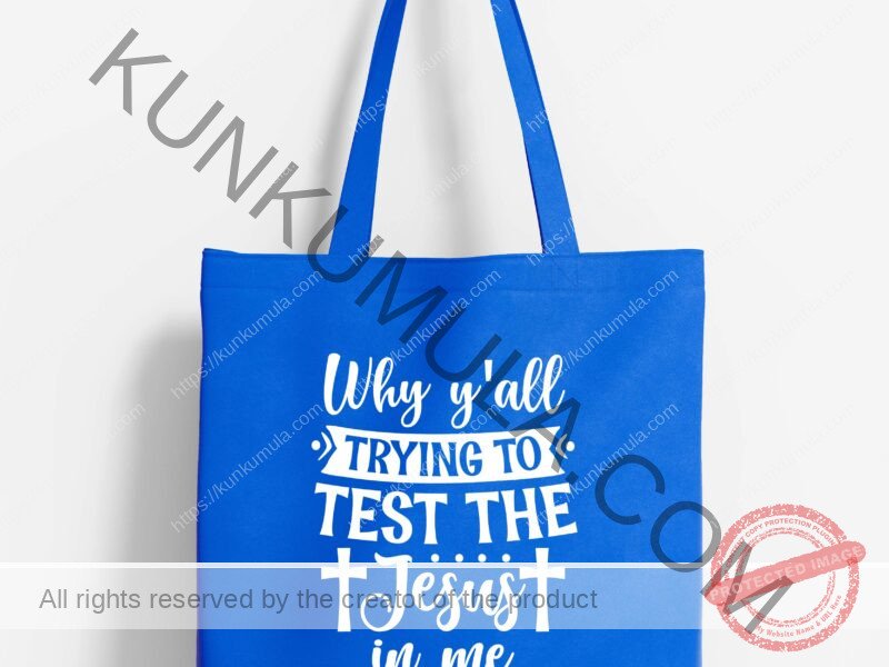 Why all trying to test the jesus in me Artwork for T-shirts, hoodies, tote bags, wall art, stickers, mugs, and more