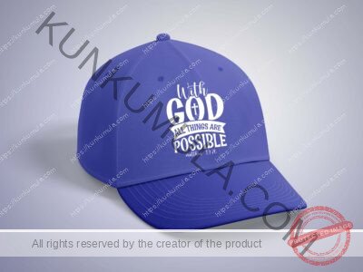 With god all things are possible 2-01 Artwork for T-shirts, hoodies, tote bags, wall art, stickers, mugs, and more Zipped file with a Png. Svg and Dxf Files of the Artwork