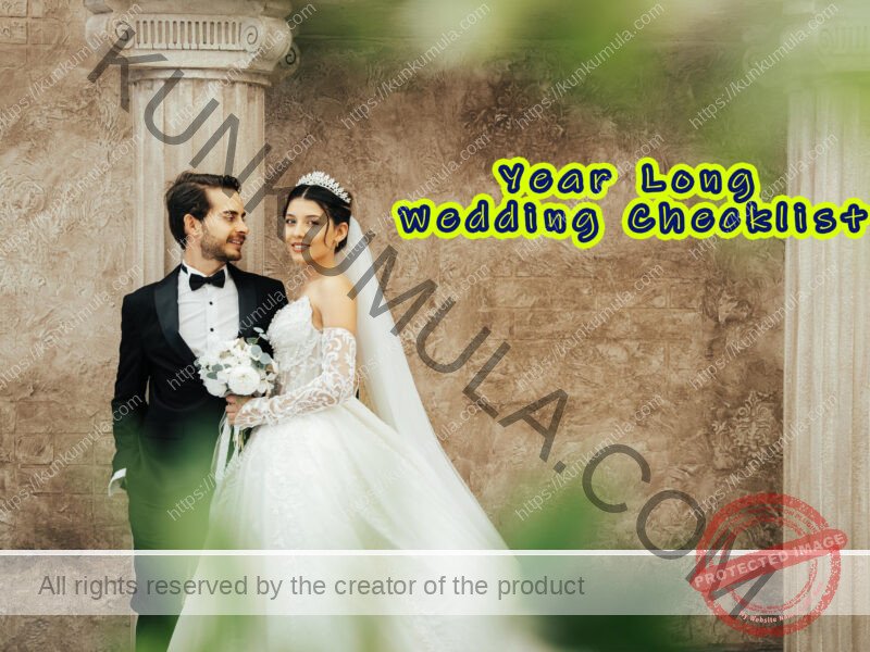 Year Long Wedding Checklist Pdf