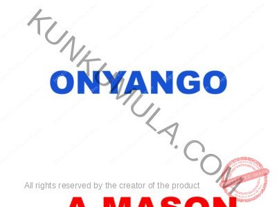 AM ONYANGO A MASON FROM UG