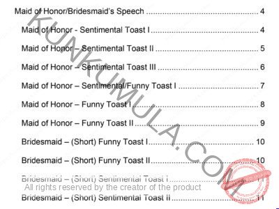 Wedding Speeches for the Maid of Honor & Bridesmaid Book In Pdf