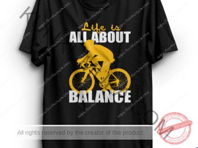 Life Is All About Balance | Artwork In PNG| Ai-File| EPS | HTML | PSD |JPG | for T-shirts, hoodies, tote bags, wall art, stickers, mugs, and more