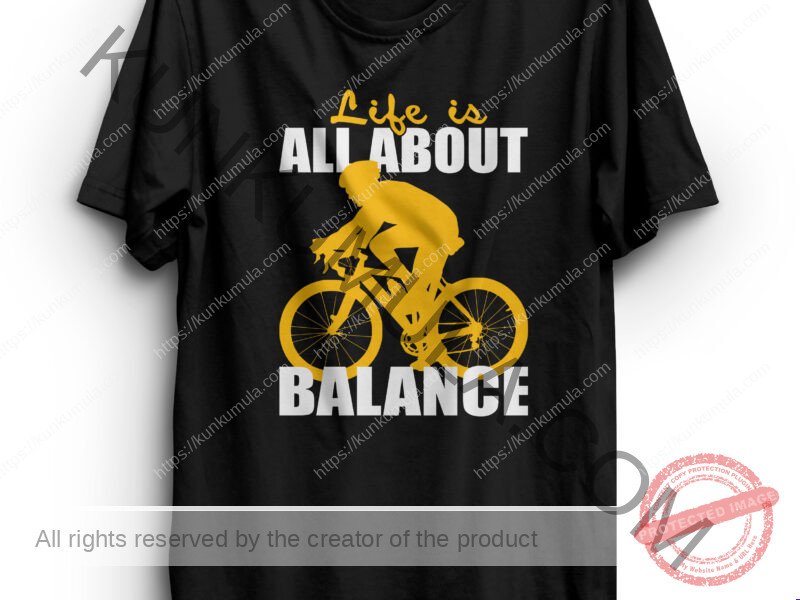 Life Is All About Balance | Artwork In PNG| Ai-File| EPS | HTML | PSD |JPG | for T-shirts, hoodies, tote bags, wall art, stickers, mugs, and more