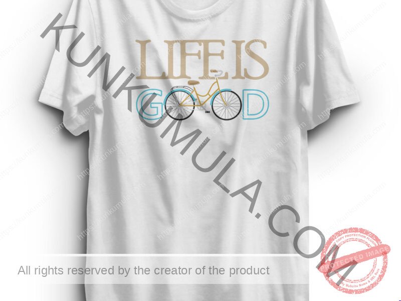 LIFE IS GOOD BIKERS ARTWORK | Artwork In PNG| Ai-File| EPS | HTML | PSD |JPG | for T-shirts, hoodies, tote bags, wall art, stickers, mugs, and more