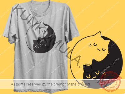 007 Cat Artwork | Artwork In PNG| Ai-File| EPS | HTML | PSD | JPG | for T-shirts, hoodies, tote bags, wall art, stickers, mugs, and more