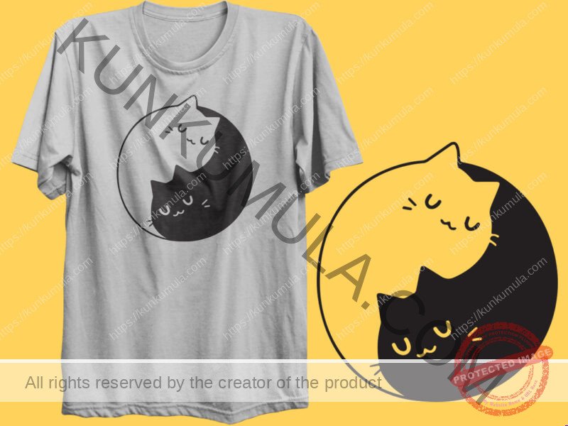 007 Cat Artwork | Artwork In PNG| Ai-File| EPS | HTML | PSD | JPG | for T-shirts, hoodies, tote bags, wall art, stickers, mugs, and more