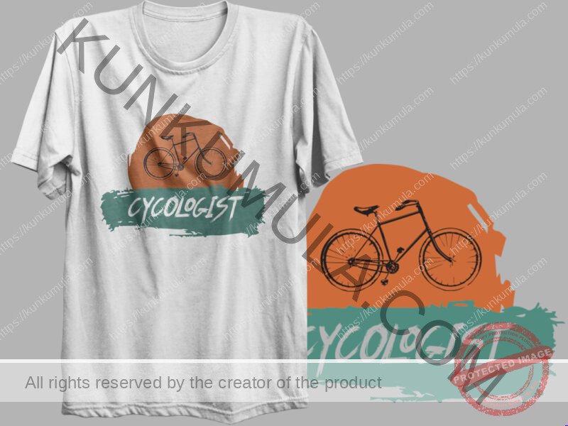 CYCOLOGIST CYCLING ARTWORK | Artwork In PNG| Ai-File| EPS | HTML | PSD | JPG | for T-shirts, hoodies, tote bags, wall art, stickers, mugs, and more